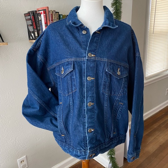Tyca Other - Vtg Tyca Union Made American Legion Riders Dark Wash Denim Jean Trucker Jacket L